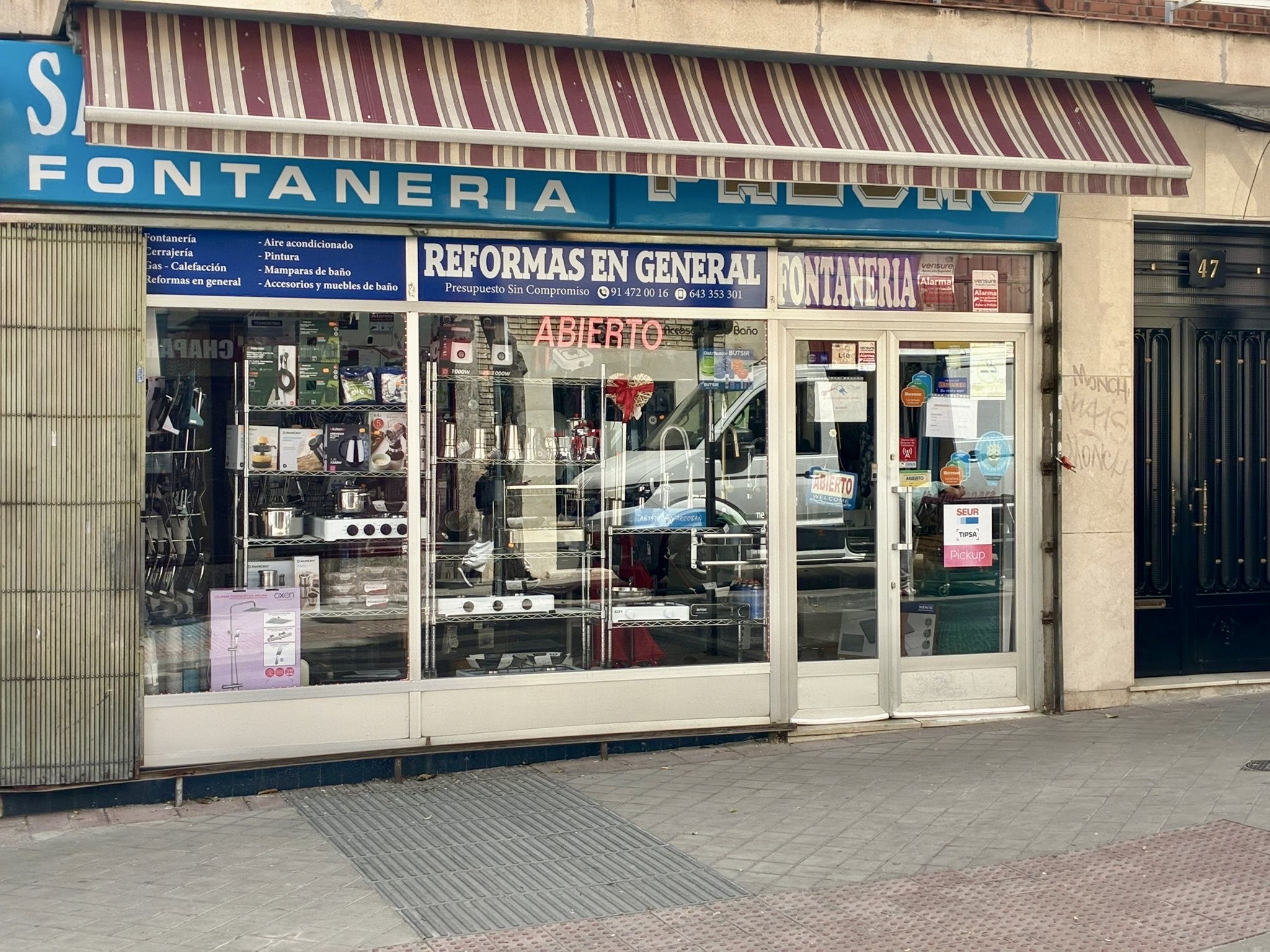 Tienda Saneamientos Palomo